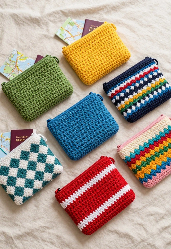 14 Crochet Wedding Favors Ideas With Handmade Beauty 63 14 Crochet Wedding Favors Ideas With Handmade Beauty - 13. Crochet Travel Pouch 1