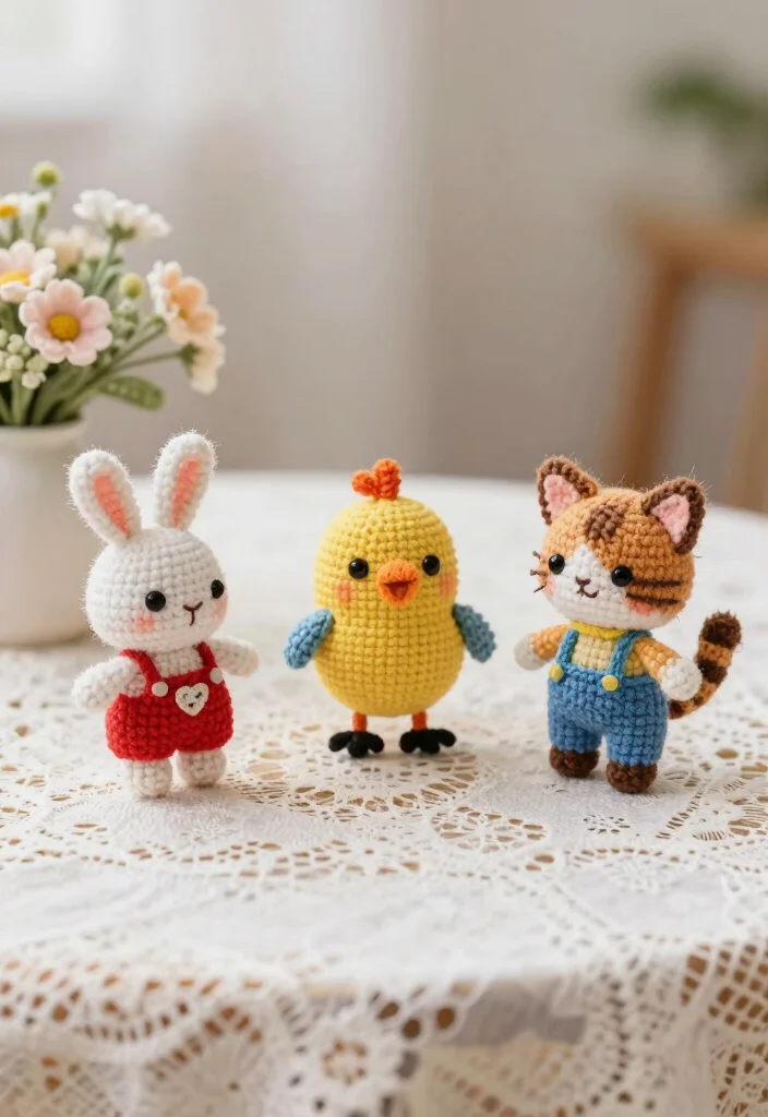 14 Crochet Wedding Favors Ideas With Handmade Beauty 24 14 Crochet Wedding Favors Ideas With Handmade Beauty - 4. Adorable Crochet Animal Figurines 1