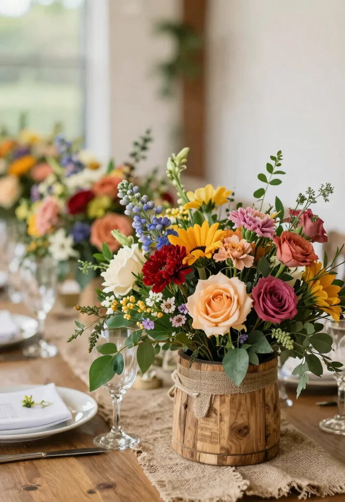 14 Disney Wedding Centerpieces Ideas With Fairytale Magic 52 14 Disney Wedding Centerpieces Ideas With Fairytale Magic - 12. Seasonal Flower Centerpieces 1