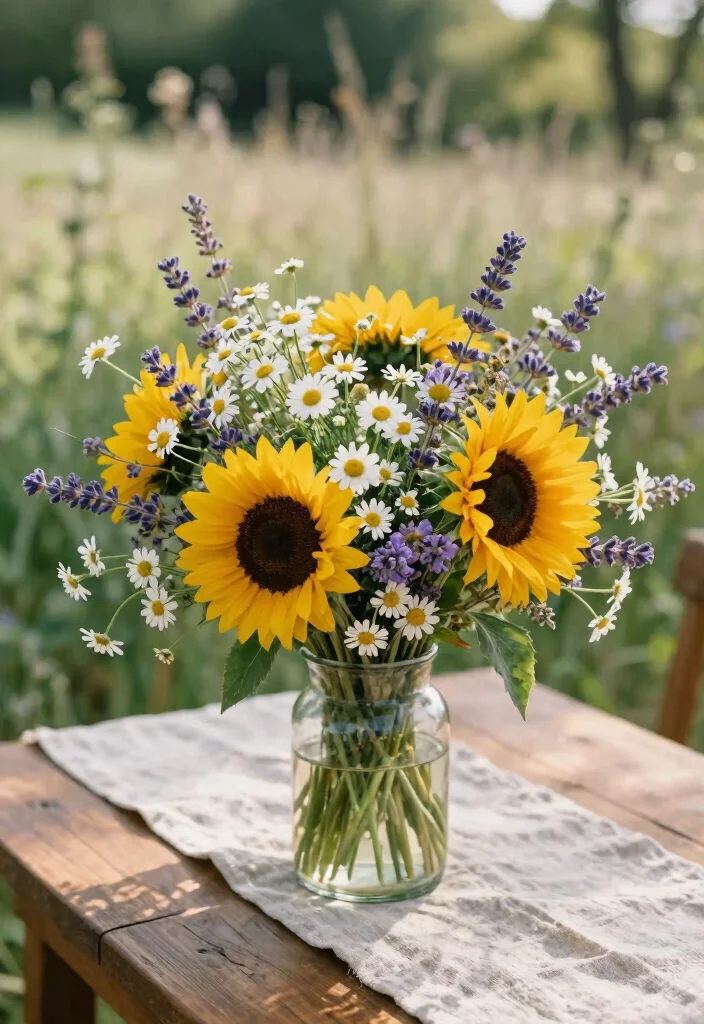 14 Flowers for Wedding Decoration Ideas That Transform Any Venue 1 14 Flowers for Wedding Decoration Ideas That Transform Any Venue - 1. Wildflower Bouquets 1