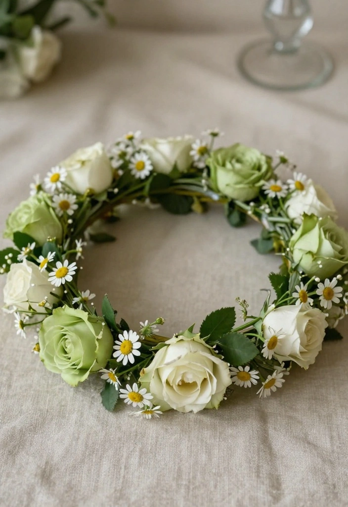 14 Flowers for Wedding Decoration Ideas That Transform Any Venue 40 14 Flowers for Wedding Decoration Ideas That Transform Any Venue - 10. Flower Crowns 1