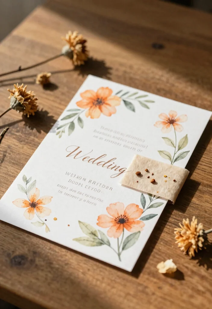 14 Orange Wedding Invitations Ideas With Vibrant Charm - 1. The Classic Floral Design 1