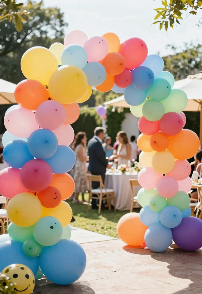 14 Summer Wedding Arch Ideas With Bright Seasonal Vibes 51 14 Summer Wedding Arch Ideas With Bright Seasonal Vibes - 11. Whimsical Balloon Arch 1