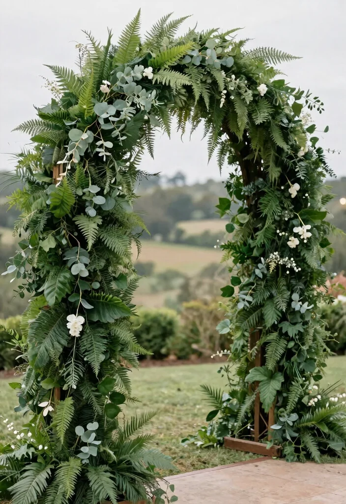 14 Summer Wedding Arch Ideas With Bright Seasonal Vibes 37 14 Summer Wedding Arch Ideas With Bright Seasonal Vibes - 7. Greenery-Only Arch 1