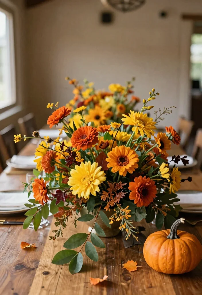 14 Top Table Wedding Flowers Ideas That Steal the Spotlight 3 14 Top Table Wedding Flowers Ideas That Steal the Spotlight - 3. Seasonal Splendor 1