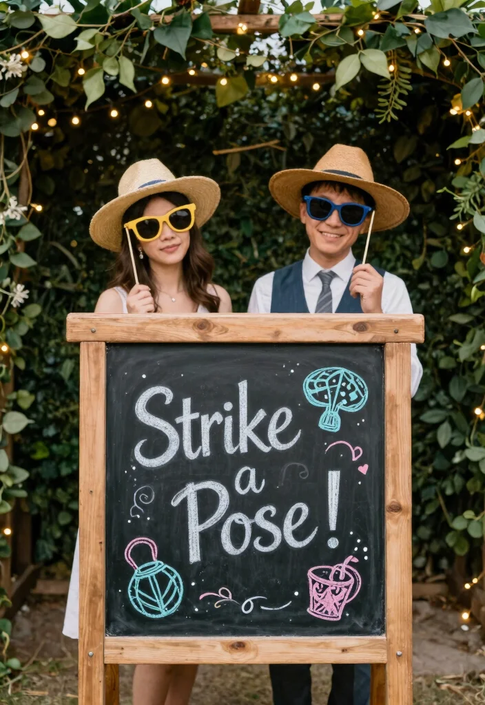14 Wedding Chalkboard Signs Ideas With Rustic Charm 16 14 Wedding Chalkboard Signs Ideas With Rustic Charm - 6. Photo Booth Sign for Fun Memories 1