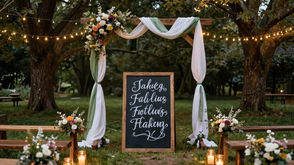 14 Wedding Chalkboard Signs Ideas With Rustic Charm