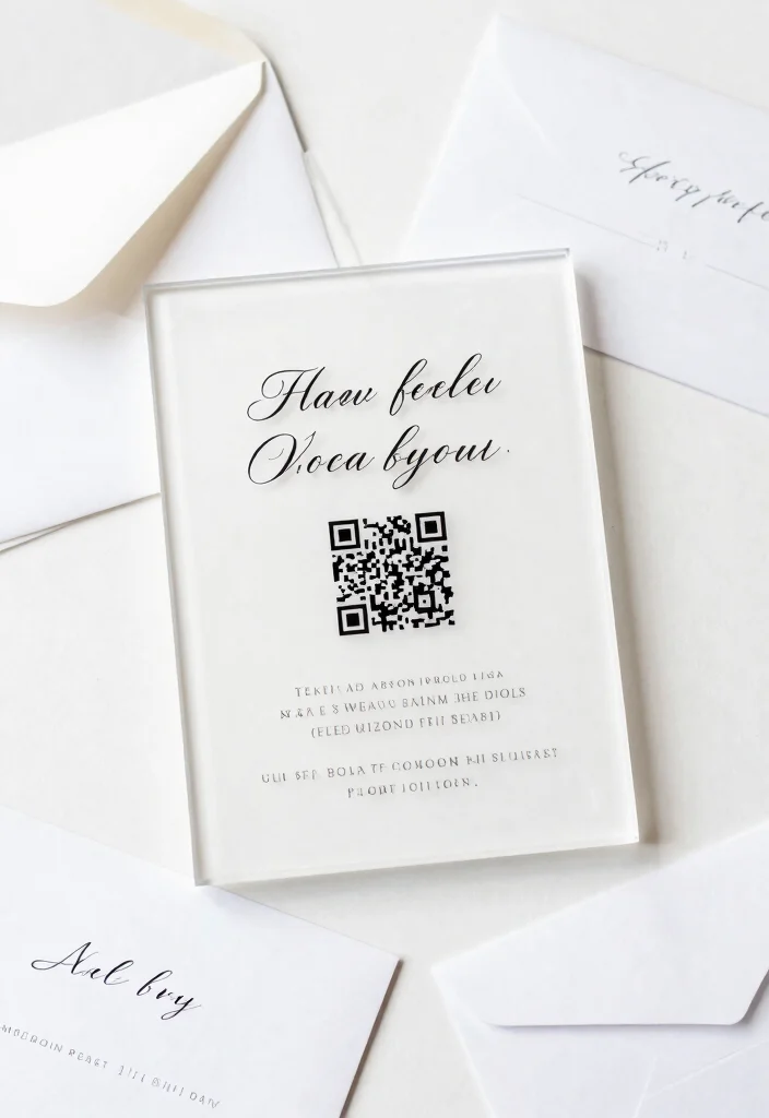 15 Acrylic Wedding Invitations Ideas With Modern Elegance 40 15 Acrylic Wedding Invitations Ideas With Modern Elegance - 10. Interactive Elements 1