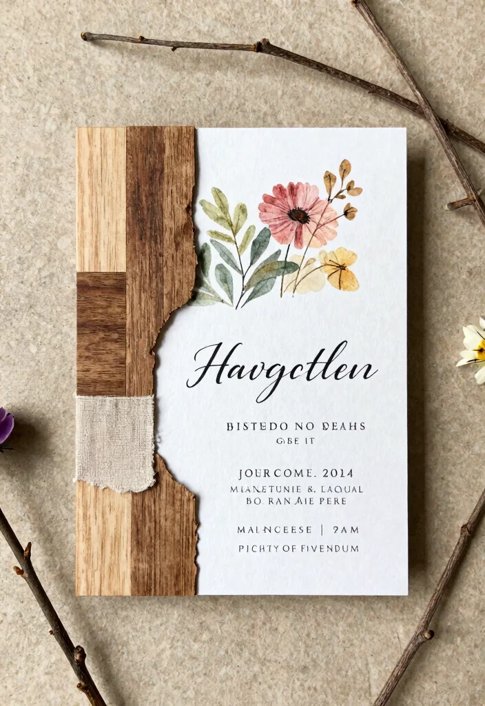 15 Acrylic Wedding Invitations Ideas With Modern Elegance 52 15 Acrylic Wedding Invitations Ideas With Modern Elegance - 12. Mixed Media 1