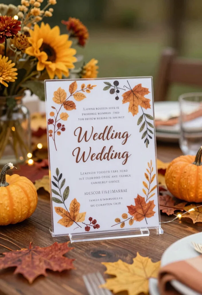 15 Acrylic Wedding Invitations Ideas With Modern Elegance 53 15 Acrylic Wedding Invitations Ideas With Modern Elegance - 13. Seasonal Themes 1