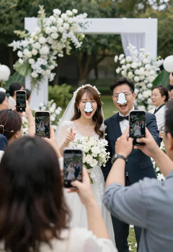 15 All White Flowers Wedding Ideas With Pure Elegance 50 15 All White Flowers Wedding Ideas With Pure Elegance - 10. White Flower Snapchat Filters 1