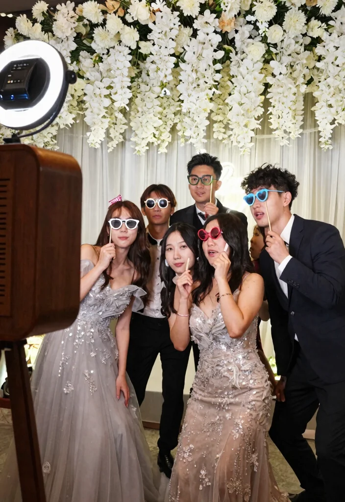 15 All White Flowers Wedding Ideas With Pure Elegance 63 15 All White Flowers Wedding Ideas With Pure Elegance - 13. White Flower Photo Booth 1