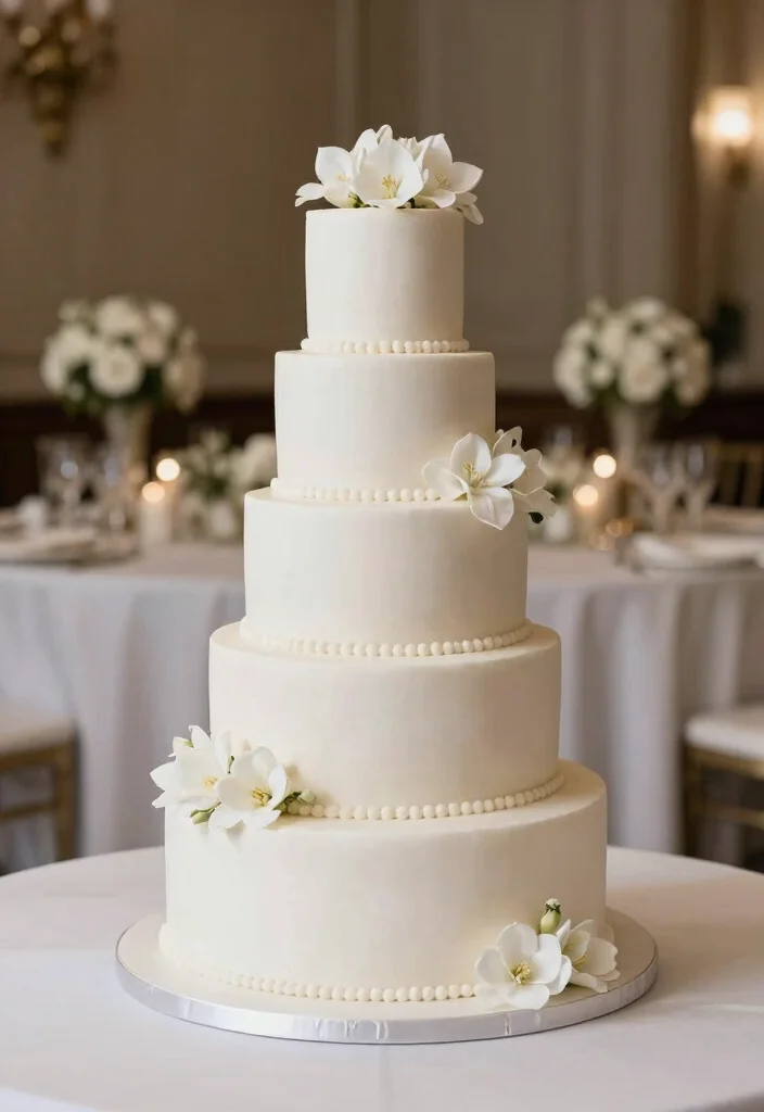 15 All White Flowers Wedding Ideas With Pure Elegance 25 15 All White Flowers Wedding Ideas With Pure Elegance - 5. Monochromatic Wedding Theme 1