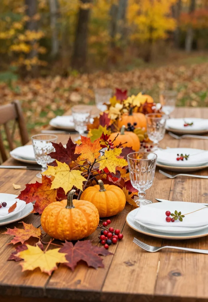 15 Branch Centerpieces Wedding Ideas With Organic Style - 4. Seasonal Foliage and Branches 1