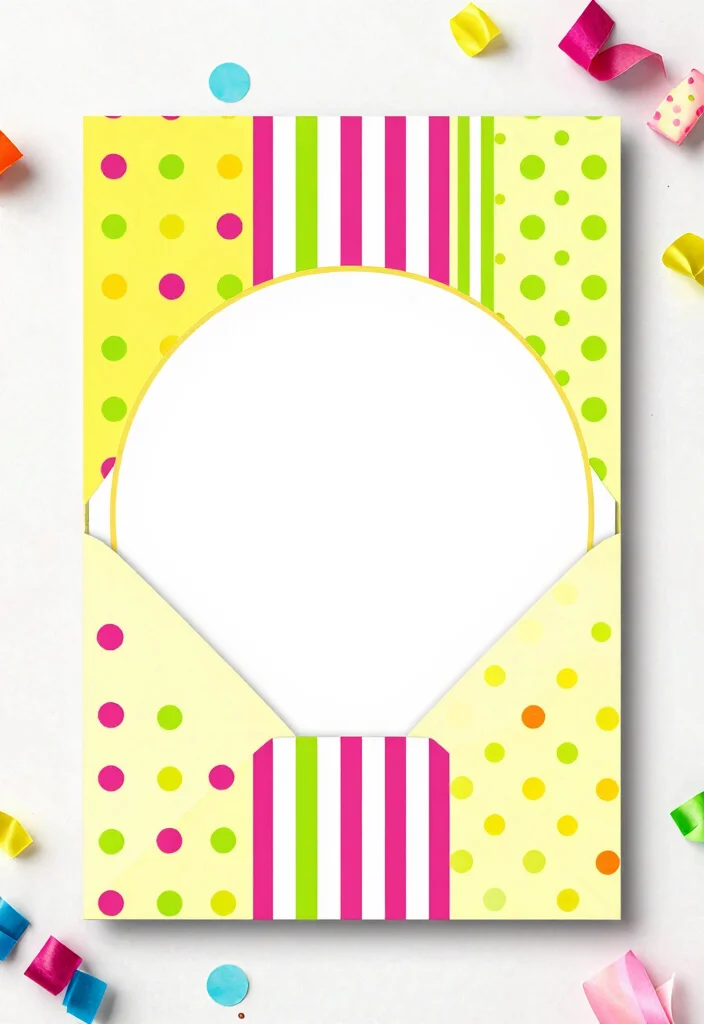 15 Bright Wedding Invitations Ideas That Pop Beautifully - 10. Funky Patterns and Prints 1