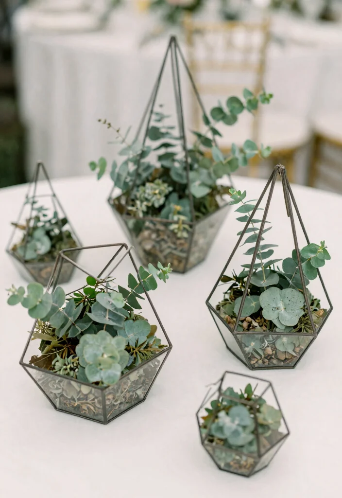 15 Eucalyptus Wedding Table Decor 2026 Trending Ideas With Natural Elegance 64 15 Eucalyptus Wedding Table Decor 2026 Trending Ideas With Natural Elegance - 14. Eucalyptus and Geometric Elements 1