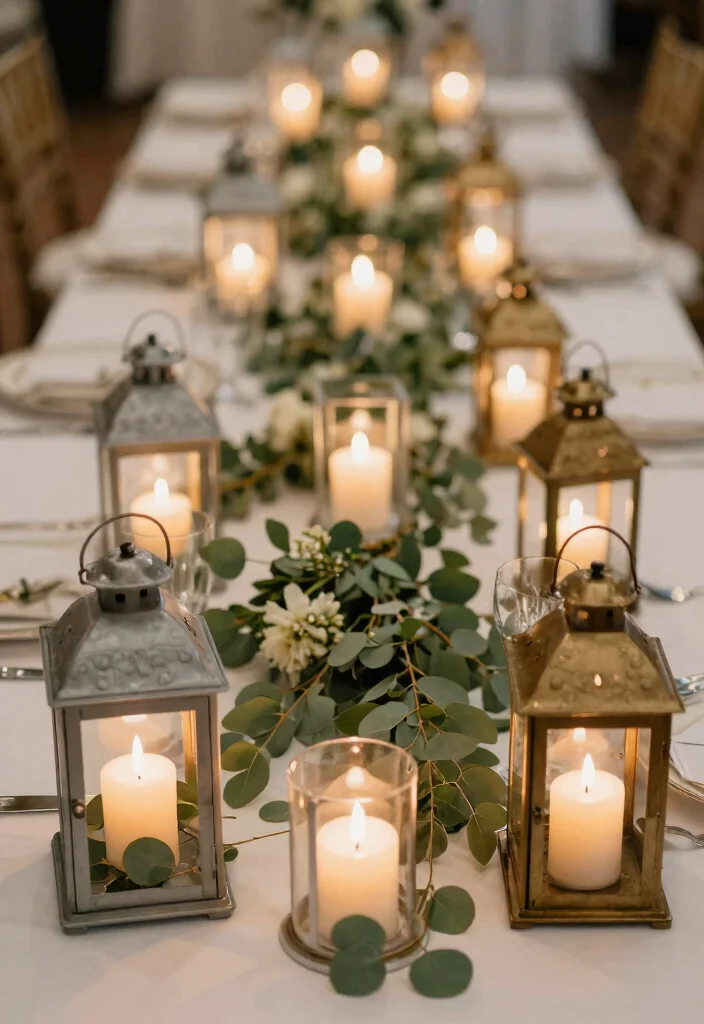 15 Eucalyptus Wedding Table Decor 2026 Trending Ideas With Natural Elegance 36 15 Eucalyptus Wedding Table Decor 2026 Trending Ideas With Natural Elegance - 6. Eucalyptus Lantern Centerpieces 1