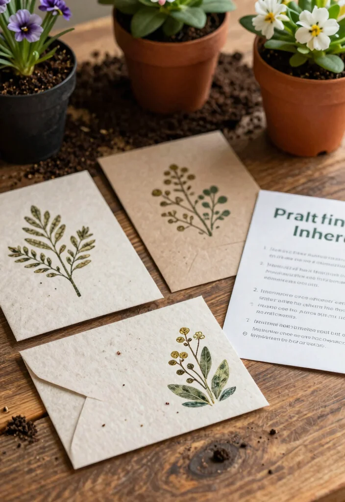 15 Green Wedding Invitations 2026 Trending Ideas With Fresh Modern Style - 1. Plantable Paper Invitations 1