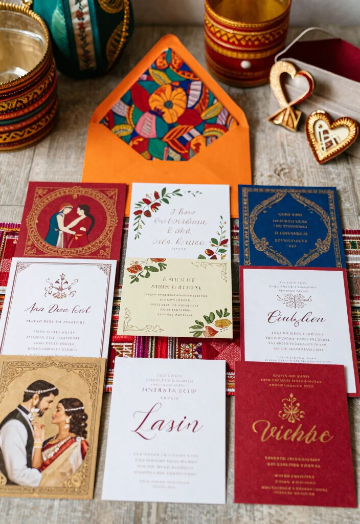 15 Green Wedding Invitations 2026 Trending Ideas With Fresh Modern Style - 13. Cultural Influences 1