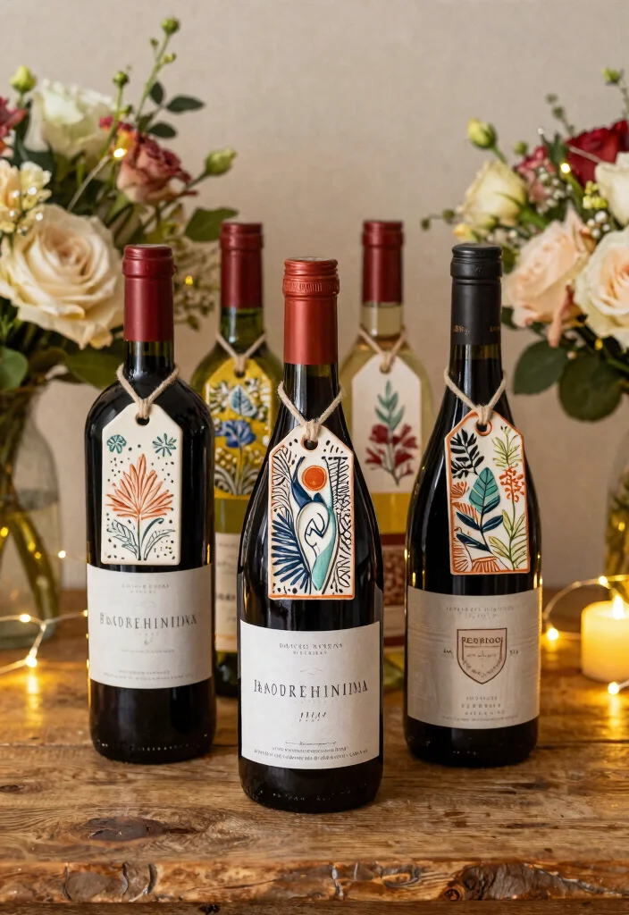 15 Pottery Wedding Favors Ideas With Rustic Elegance 62 15 Pottery Wedding Favors Ideas With Rustic Elegance - 12. Pottery Wine Tags 1