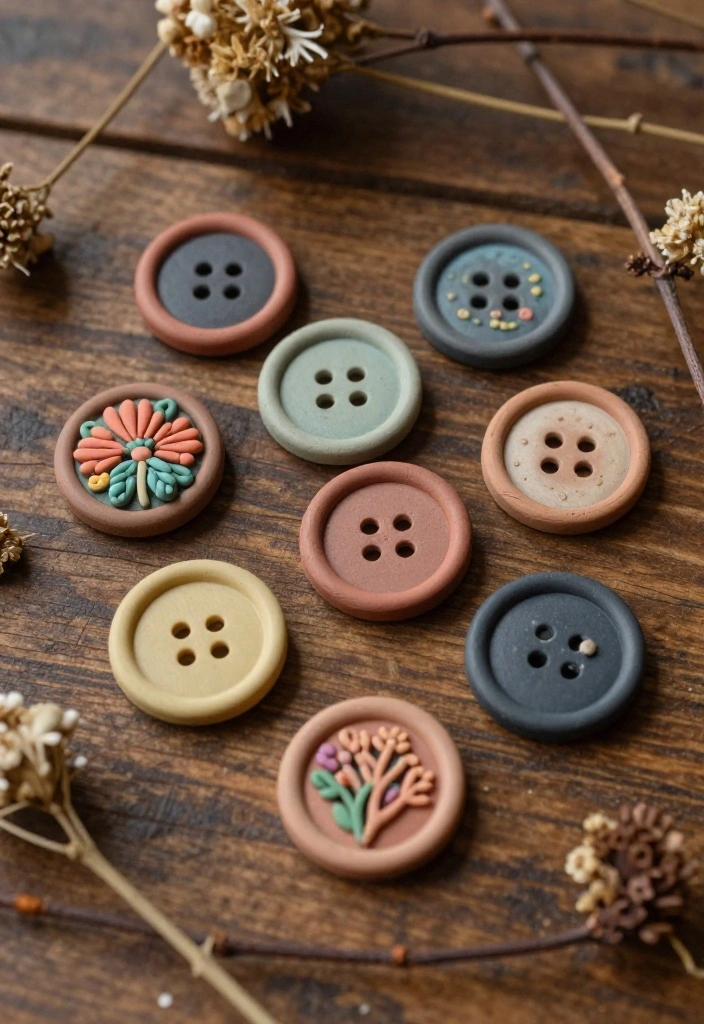 15 Pottery Wedding Favors Ideas With Rustic Elegance 36 15 Pottery Wedding Favors Ideas With Rustic Elegance - 6. Charming Clay Buttons 1