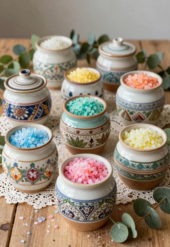 15 Pottery Wedding Favors Ideas With Rustic Elegance 37 15 Pottery Wedding Favors Ideas With Rustic Elegance - 7. Artisan Pottery Jars 1