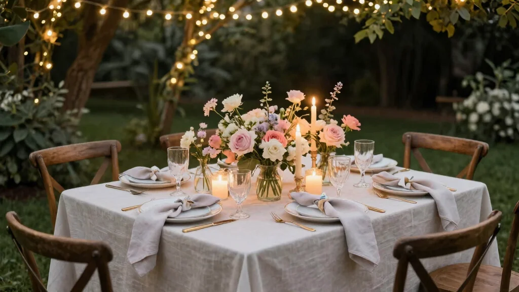15 Romantic Wedding Table Settings Ideas With Soft Glow