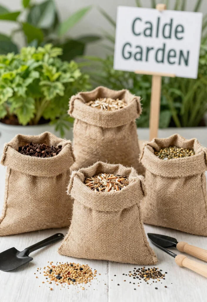 15 Seed Wedding Favors Ideas With Meaningful Charm - 10. Community Garden Seed Kits 1