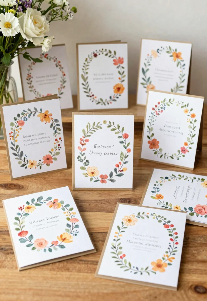 15 Seed Wedding Favors Ideas With Meaningful Charm - 13. Customizable Seed Cards 1