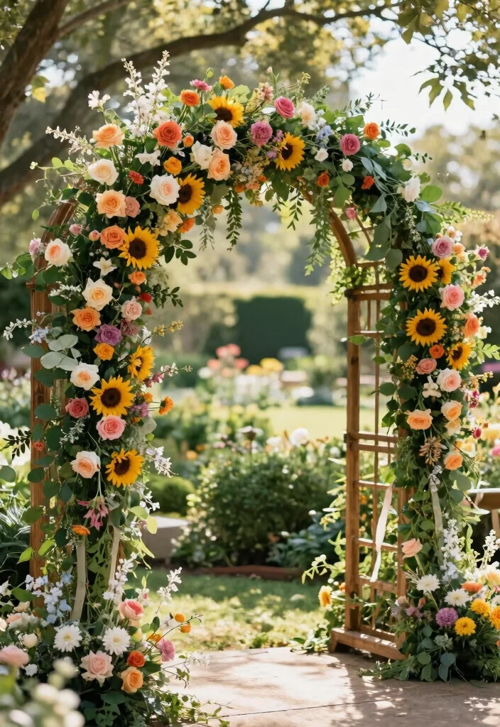 15 Wedding Entrance Flowers Ideas That Wow Guests Instantly 1 15 Wedding Entrance Flowers Ideas That Wow Guests Instantly - 1. Floral Archways 1