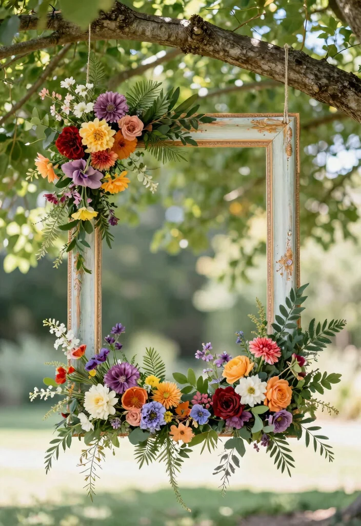 15 Wedding Entrance Flowers Ideas That Wow Guests Instantly 41 15 Wedding Entrance Flowers Ideas That Wow Guests Instantly - 11. Frame Flower Displays 1