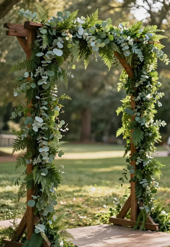 15 Wedding Entrance Flowers Ideas That Wow Guests Instantly 16 15 Wedding Entrance Flowers Ideas That Wow Guests Instantly - 6. Greenery Garlands 1