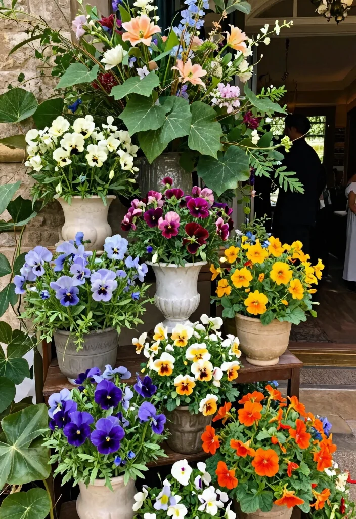 15 Wedding Entrance Flowers Ideas That Wow Guests Instantly 18 15 Wedding Entrance Flowers Ideas That Wow Guests Instantly - 8. Edible Flower Accents 1