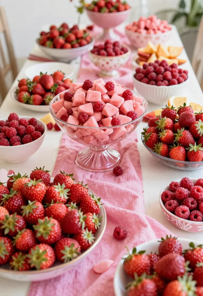 15 Wedding Fruit Table Ideas With Fresh Vibrant Style 63 15 Wedding Fruit Table Ideas With Fresh Vibrant Style - 13. Color Coordination 1