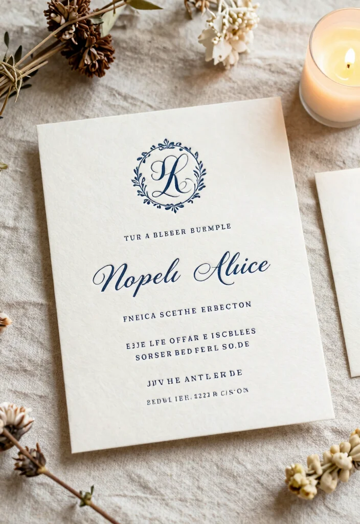15 Wedding Invitations Old Money Ideas With Classic Glam 1 15 Wedding Invitations Old Money Ideas With Classic Glam - 1. Elegant Letterpress Designs 1