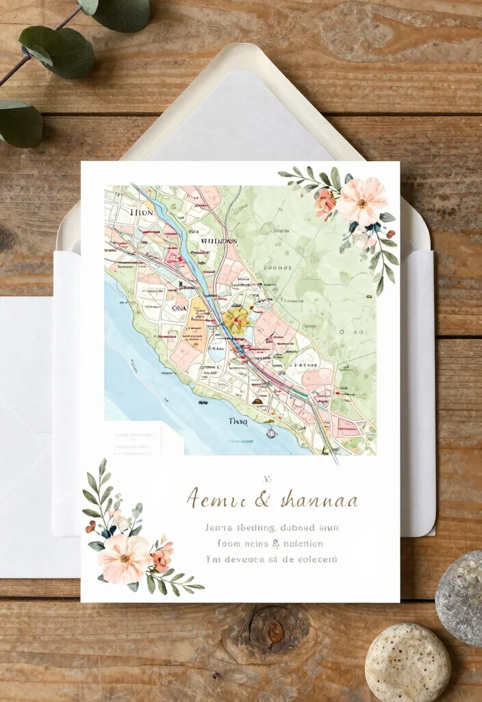 15 Wedding Invitations Old Money Ideas With Classic Glam 65 15 Wedding Invitations Old Money Ideas With Classic Glam - 15. Custom Map Designs 1