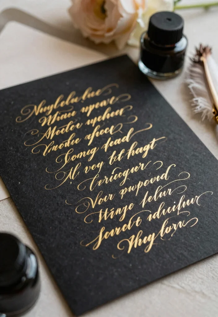 15 Wedding Invitations Old Money Ideas With Classic Glam 24 15 Wedding Invitations Old Money Ideas With Classic Glam - 4. Elegant Calligraphy 1