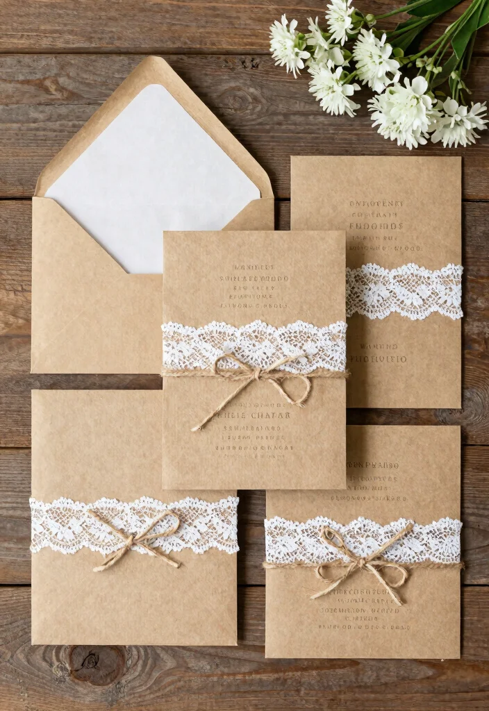 15 Wedding Invitations Old Money Ideas With Classic Glam 49 15 Wedding Invitations Old Money Ideas With Classic Glam - 9. Rustic Charm with Elegance 1