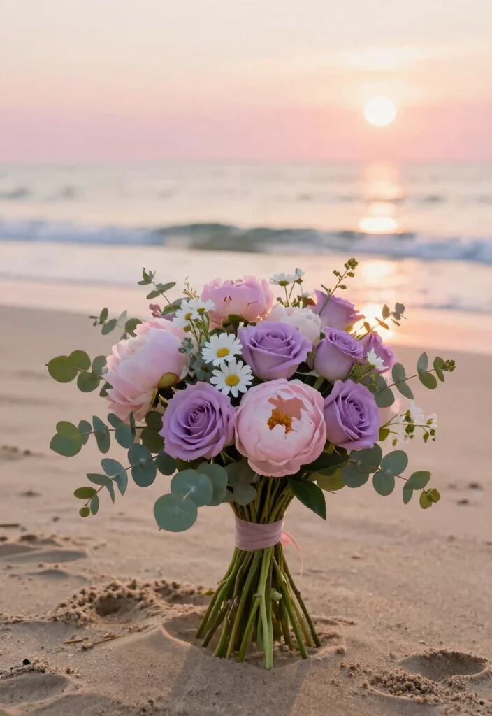 16 Beach Wedding Flowers Bouquet Ideas With Coastal Vibes 12 16 Beach Wedding Flowers Bouquet Ideas With Coastal Vibes - 2. Soft Pastels: A Romantic Touch 1