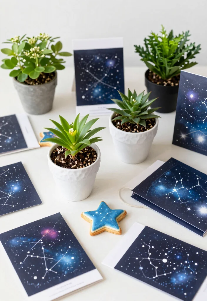 16 Celestial Wedding Flowers Ideas With Dreamy Details 34 16 Celestial Wedding Flowers Ideas With Dreamy Details - 14. Cosmic-Infused Wedding Favors 1