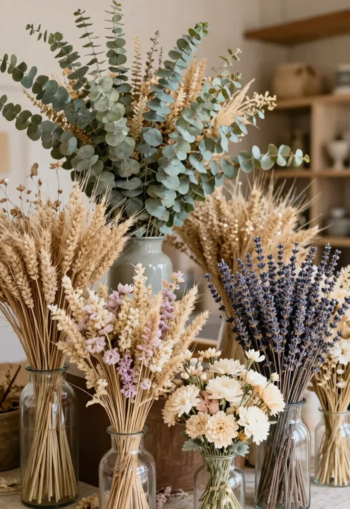 16 Celestial Wedding Flowers Ideas With Dreamy Details 15 16 Celestial Wedding Flowers Ideas With Dreamy Details - 5. Dried Flower Arrangements 1