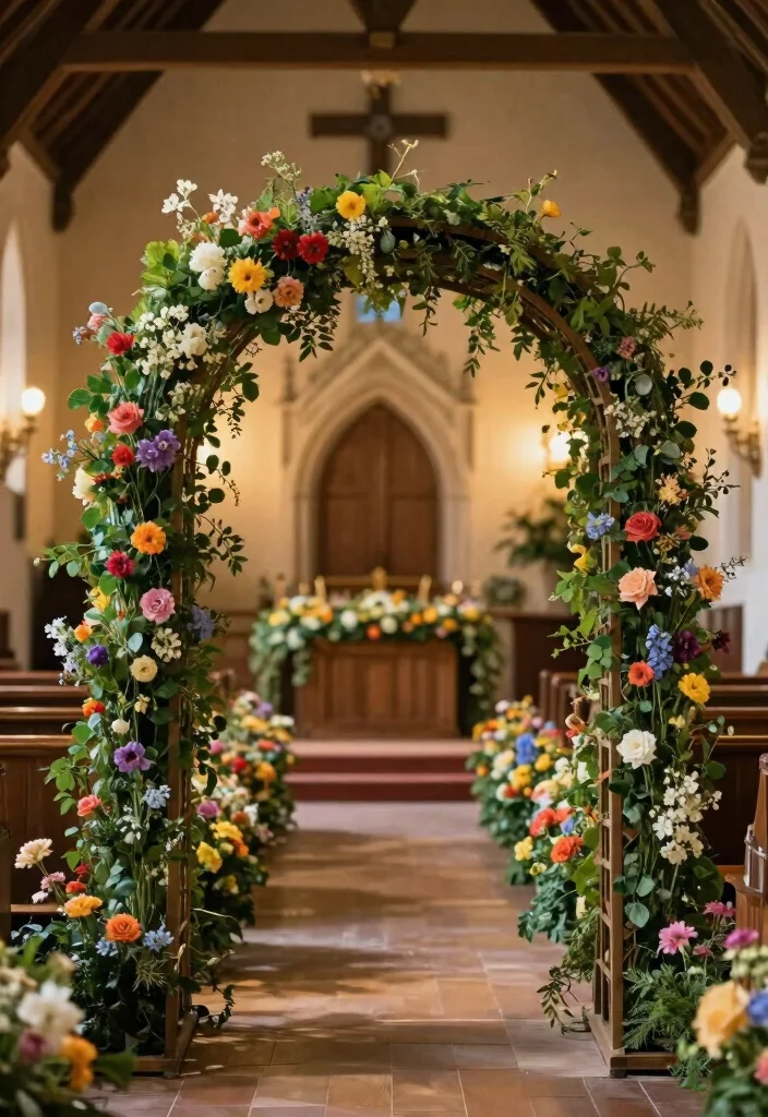 16 Church Wedding Arch Ideas With Timeless Grace 53 16 Church Wedding Arch Ideas With Timeless Grace - 13. Garden Trellis 1