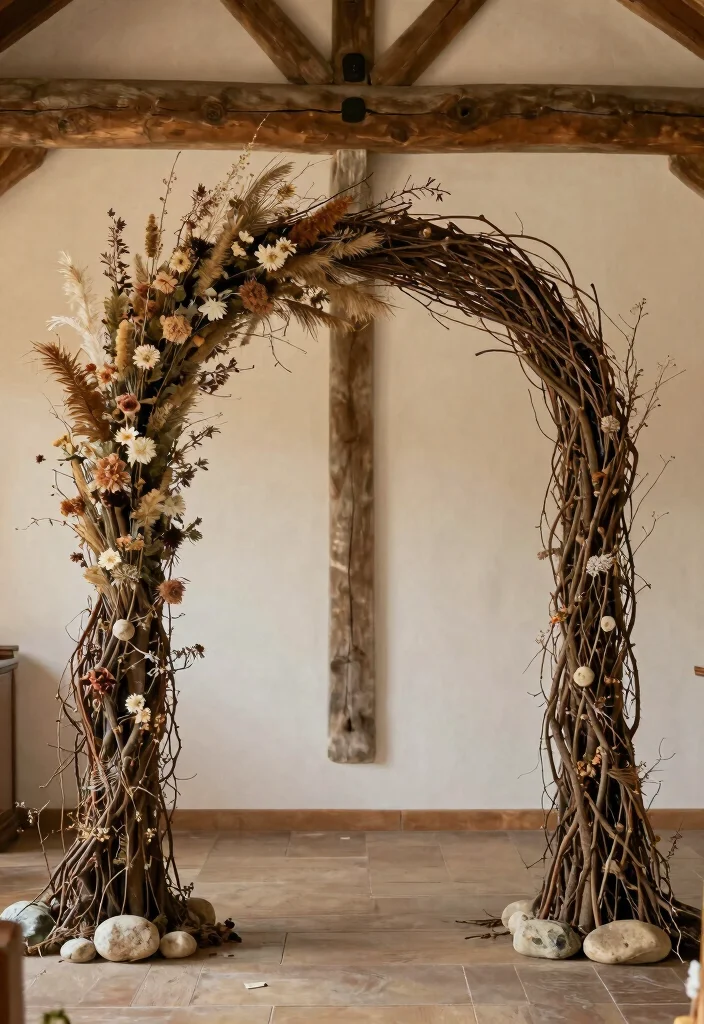 16 Church Wedding Arch Ideas With Timeless Grace 37 16 Church Wedding Arch Ideas With Timeless Grace - 7. Natural Elements 1