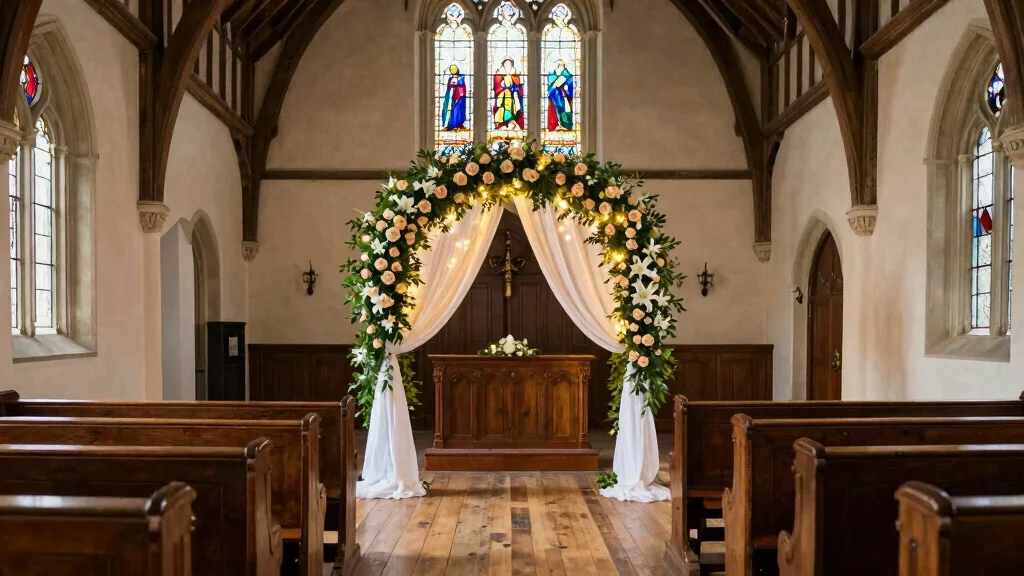 16 Church Wedding Arch Ideas With Timeless Grace