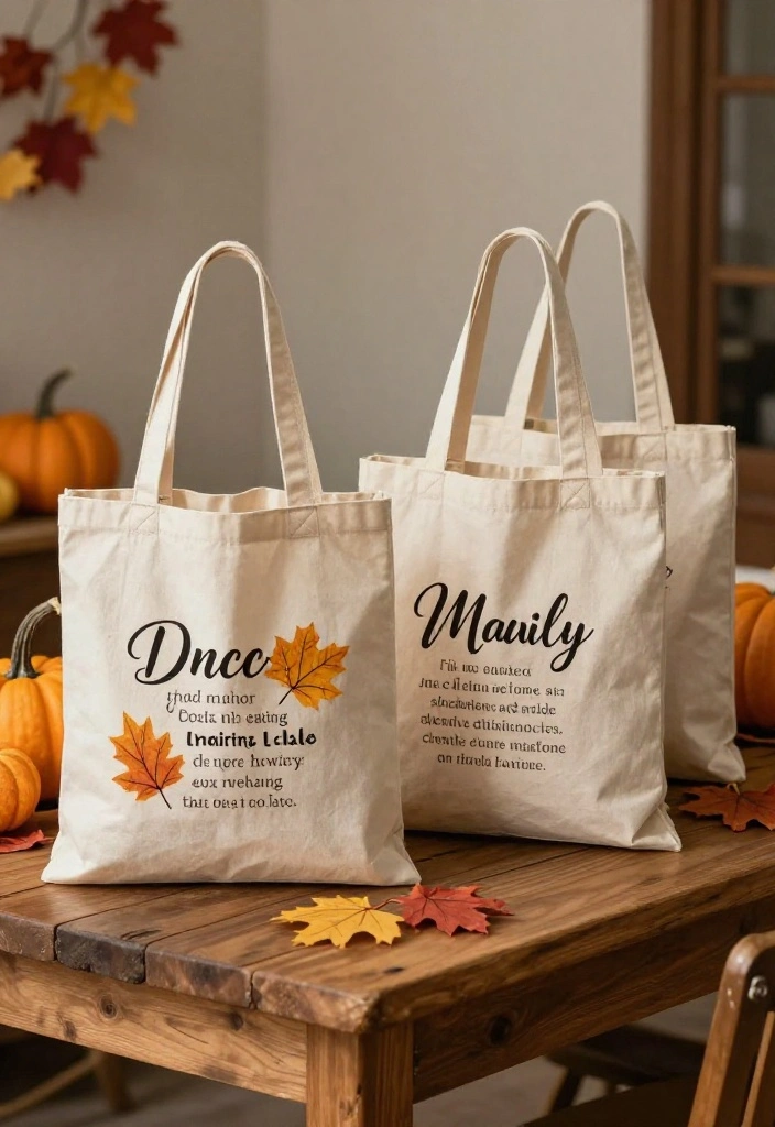 16 Fall Wedding Favors for Guests Ideas With Autumn Touch 53 16 Fall Wedding Favors for Guests Ideas With Autumn Touch - 13. Eco-Friendly Tote Bags 1