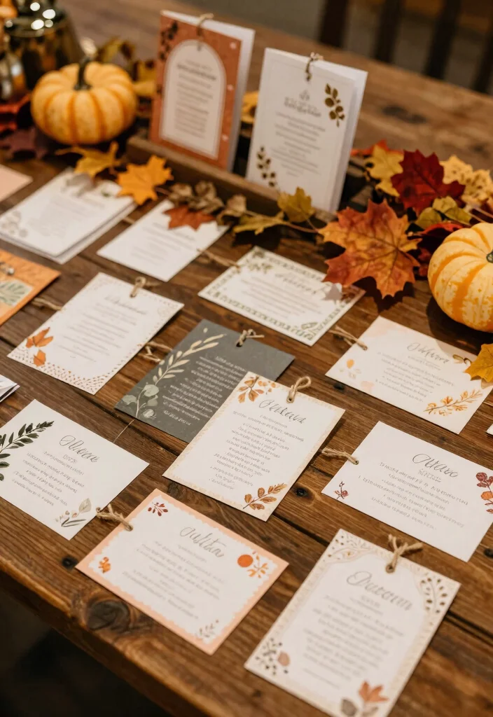 16 Fall Wedding Favors for Guests Ideas With Autumn Touch 54 16 Fall Wedding Favors for Guests Ideas With Autumn Touch - 14. Personalized Recipe Cards 1