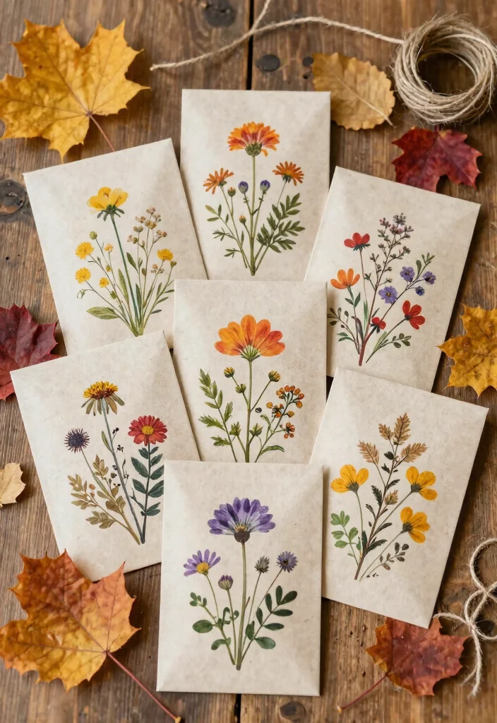 16 Fall Wedding Favors for Guests Ideas With Autumn Touch 24 16 Fall Wedding Favors for Guests Ideas With Autumn Touch - 4. Organic Wildflower Seed Packets 1