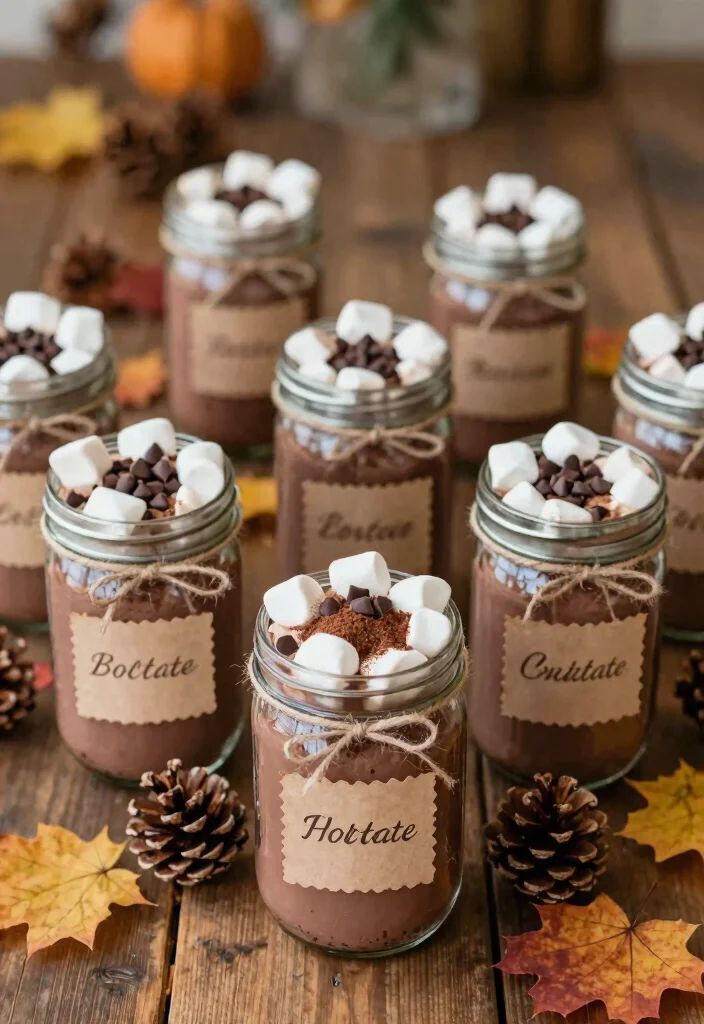 16 Fall Wedding Favors for Guests Ideas With Autumn Touch 39 16 Fall Wedding Favors for Guests Ideas With Autumn Touch - 9. Personalized Hot Chocolate Kits 1