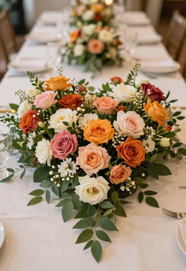 16 Floral Centerpieces Wedding Ideas With Fresh Elegance 65 16 Floral Centerpieces Wedding Ideas With Fresh Elegance - 15. Floral Heart Arrangements 1
