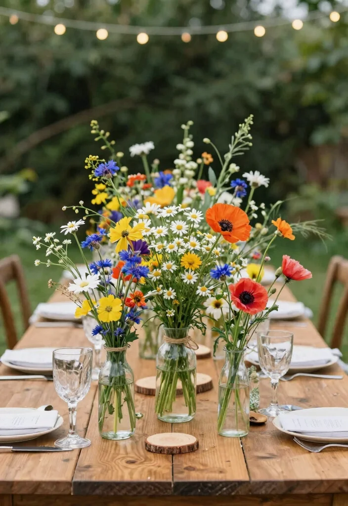 16 Guest Table Decor Wedding Ideas That Impress Instantly 1 16 Guest Table Decor Wedding Ideas That Impress Instantly - 1. Wildflower Wonderland 1